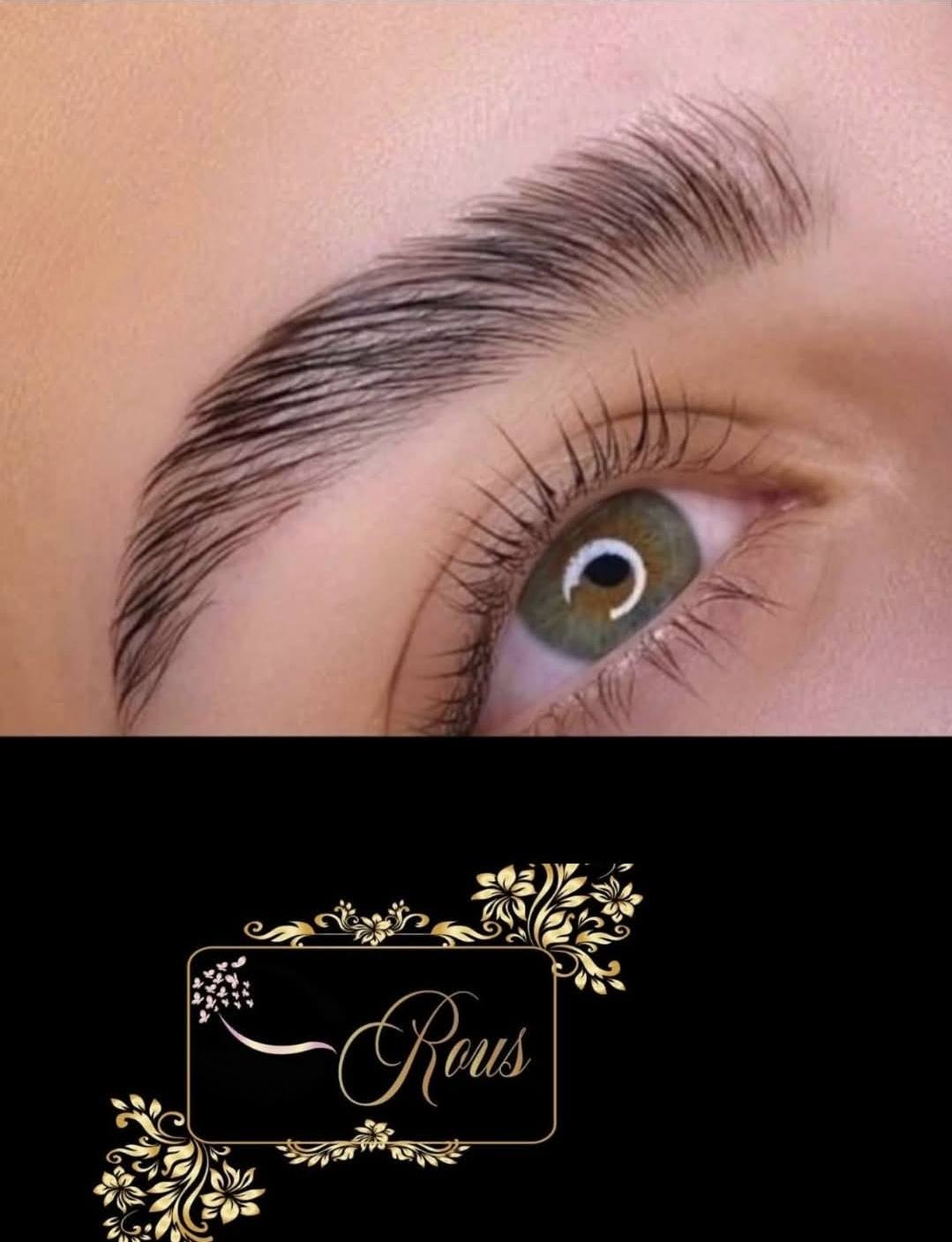 Hybrid lashes detail